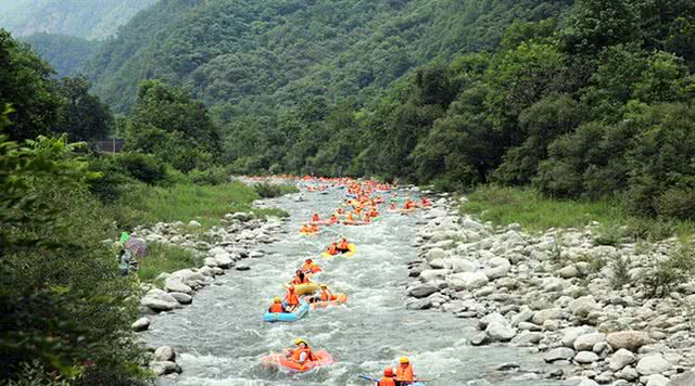 秦岭峡谷漂流